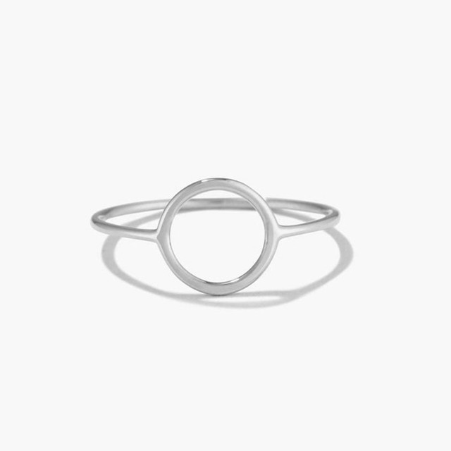 2025 Plain Jewelry Ring Sterling Silver 925 Finger 2mm Band Minimalist Circle Stackable Everyday Anniversary Gift for Women