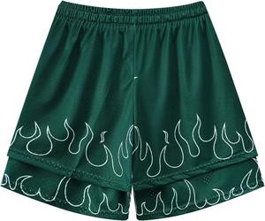 กางเกงขาสั้นสำหรับผู้ชายตามสั่งแนวสตรีทไฮสตรีทพรีเมียมผ้าตาข่ายพิมพ์ซับลิเมชันชุดกีฬาแห้งเร็วเทรนด์ - Product Image 6