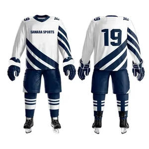 Uniforme de hockey sobre hielo al por mayor de Pakistán, camisas y pantalones cortos de manga larga cómodos hechos en poliéster a la venta - Product Image 1
