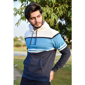 Sweat-shirt à capuche en coton éponge pour homme, sans doublure, col rond décontracté, streetwear, pull en molleton chaud, logo personnalisé OEM, sweat-shirt pour homme - Product Image 2