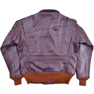 OEM Wholesale Mens Vintage ANJ3 <b>Bomber</b> <b>Jacket</b> Steerhide Cowhide Leather <b>Shearling</b> Lined Warm Winter Outerwear - Product Image 4