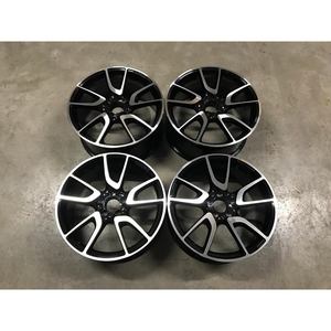 Jantes de style C43 AMG de 20 pouces - Noir brillant usiné, design à cinq branches profondes, nouvelles jantes en alliage pour Classe C et Classe E, 5x114.3 5x108 5x120 5x112 - Product Image 1