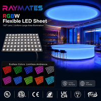 Panneau LED RGBW haute densité découpable et flexible pour la décoration de marbre et les applications d'éclairage créatif pour événements