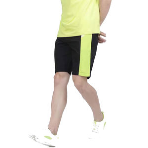 2024 hommes toile coton été Collection Colorblock taille haute séchage rapide respirant vêtements de sport élastique taille fermeture tricoté - Product Image 1