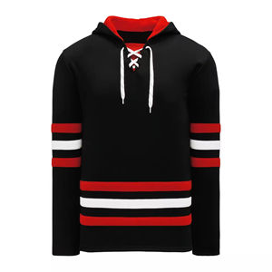 Nuevo diseño 100% poliéster sublimado hockey sobre hielo sudaderas con capucha equipo personalizado deporte desgaste barato hockey sobre hielo Jersey pulóver sudaderas con capucha - Product Image 5
