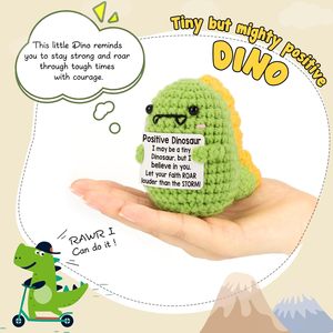 Mini Inspirational Dinosaur <b>Gifts</b> for Teens Girls Kids Cheer Up Birthday <b>Christmas</b> <b>Stocking</b> <b>Stuffer</b> White Elephant Exchange - Product Image 6