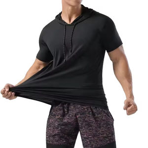 Chemises musculaires T-shirt sans manches à séchage rapide pour hommes Vêtements d'entraînement sans couture T-shirt de gymnastique pour hommes - Product Image 1