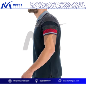 เสื้อโปโลสำหรับผู้ชายเสื้อผ้าฝ้าย100% แขนสั้นลำลองเล่นกอล์ฟเทนนิสผ้าถักพิมพ์โลโก้ผ้านุ่ม - Product Image 3