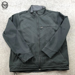 Veste polaire softshell d'hiver à capuche pour homme, imperméable et coupe-vent, 100% coton-polaire - Product Image 1