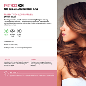 PROTECTIVE COLOUR BARRIER - Crème barrière protectrice/protecteur anti-taches pour la peau à l'aloe vera, allantoïne, Fabriqué en Italie - Product Image 2