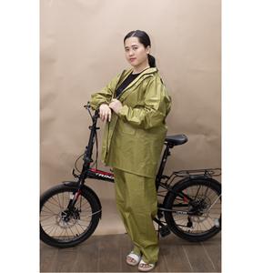 Motocicleta Electrombile 190T Nylon Universal Rainwear Adultos Camping Tela de una sola persona Vietnam Impermeable Chaqueta y pantalones PVC - Product Image 5