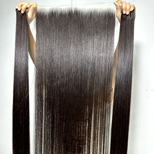 Nouvelles coiffures 2024: fermeture frontale hd lace 100% cheveux humains vietnamiens bruts sans perte ni enchevêtrement prix de gros - Product Image 1