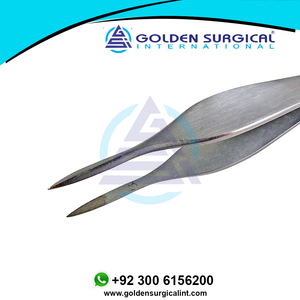 Pinzas quirúrgicas Feilchenfeld, punta de diamante de 9 cm, pinzas disidentes de astillas de acero inoxidable - Product Image 5