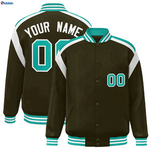 Chaqueta Deportiva de Béisbol con Bordado Personalizado de Alta Calidad, Chaqueta de Moda para Hombre, Talla Grande - Product Image 4