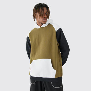 Ventes directes d'usine, sweats à capuche pour hommes multicolores, tissu respirant, épaules tombantes, poches kangourou, sweats à capuche chauds d'hiver pour hommes - Product Image 2