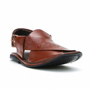 Sandales décontractées d'extérieur en cuir véritable 100% Peshawari Khari Chappal, design personnalisé, couleur personnalisée, fabrication artisanale, quantité en gros, été - Product Image 3