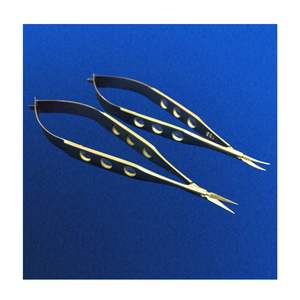 SET de 2 TIJERAS EXTRA DELICADAS CASTROVIEJO MICRO CIRUGÍA 4 "S TRAIGHT + CURVED - Product Image 5