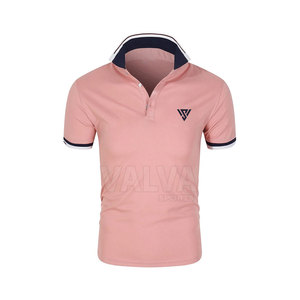 Camiseta Polo para Hombre OEM, Tela de Algodón PK, Cuello Acanalado, Manga Corta, Ropa de Marca - Product Image 1
