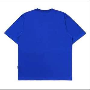 Camiseta de manga corta de algodón pesado de 230G para hombre, Camiseta holgada de algodón puro de Color sólido para hombre, camiseta de moda para hombre, Tops, ropa - Product Image 1
