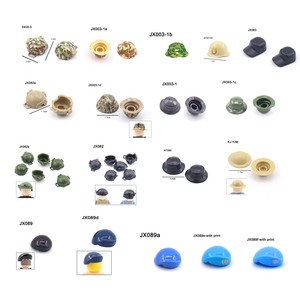 Mũ nồi Nhựa Mũ tuần tra quân đội mũ Boonie <span class=keywords><strong>Cadet</strong></span> Mũ súng thiết bị quân sự Mini Phụ Kiện xây dựng gạch đồ chơi - Product Image 1