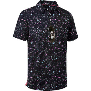 Camisa Deportiva Casual Personalizada para Hombre, con Botones, Color Sólido, Tejida, Ecológica, de Poliéster/Algodón, con Logotipo Personalizado, Precio de Fábrica - Product Image 1