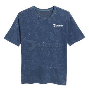 Camiseta de lavado ácido de secado rápido para hombre, superventas, 100% algodón, peso ligero, camiseta estampada holgada para hombre - Product Image 6