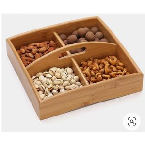 Latest Design Wooden Tray for <b>Coffee</b> Food Breakfast Lunch & Dinner Solid Wood High Quality & Finishing With Customised Size <b>Used</b> - Product Image 2