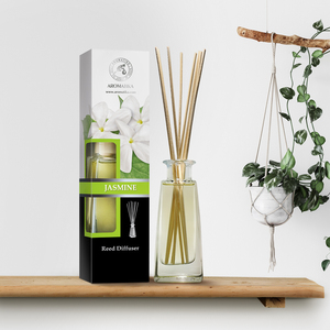 Diffuseur de parfum Aromatika Jasmine 100 ml avec huile essentielle naturelle, parfum floral longue durée pour la pièce - Product Image 4
