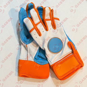 Nouvelle arrivée Gants de frappe de baseball confortables avec manchette courte et logo personnalisés taille Palm Pro en cuir - Product Image 6