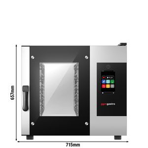 Four combiné électrique professionnel - Commandes à écran tactile - 5x GN 1/1 - incl. Système de lavage automatique, Sonde de température centrale - Product Image 2