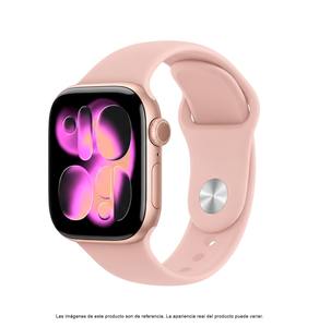 Reloj Inteligente 11 Mini 8ATM Resistente al Agua, Llamadas Bluetooth, Monitor de Ritmo Cardíaco, Deportivo, Pantalla Táctil, Blanco/Rosa con Protector - Product Image 3