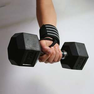 Support de poignet de qualité professionnelle GAF, boucle pour le pouce, bandages de poignet pour la musculation, logo personnalisé disponible - Product Image 2