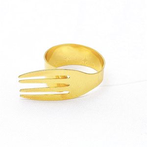 Brass Napkin Ring Top Solid Quality Brass Design Napkin Holder Ring Shiny Polished at Wholesale Price - Product Image 1