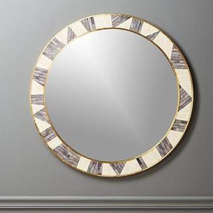 Miroir mural rectangulaire en MDF artisanal moderne et magnifique, incrustation d'os, pour la décoration intérieure et la décoration de la maison, Diwali, mariages - Product Image 3