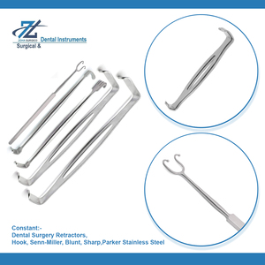 Senn Miller Retractor Semi Sharp 16 cm Instrumento quirúrgico de acero inoxidable con 3 puntas afiladas romas Certificado CE de alta calidad - Product Image 5