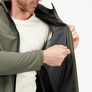 Vente directe usine Nouvelle Arrivée Veste d'hiver softshell respirante et écologique en toile pour homme à manches longues personnalisable - Product Image 5