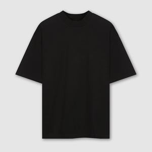 Vente en gros 100% coton côtes cou goutte épaule bouffante impression poids lourd surdimensionné conception personnalisé hommes T-Shirts - Product Image 5