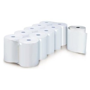 Rollos de Papel para Caja Registradora 57 x 30 mm, Paquete de 12 para Calculadoras y Máquinas POS - Product Image 1