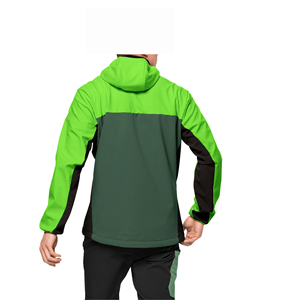 เสื้อแจ็คเก็ตบอมเบอร์แบบซอฟต์เชลล์ใหม่ ออกแบบเองได้ เสื้อทำงานฤดูหนาว สำหรับทุกเพศ กันลม กันน้ำ บุขนด้านใน คอตั้ง ซิปด้านหน้า - Product Image 4