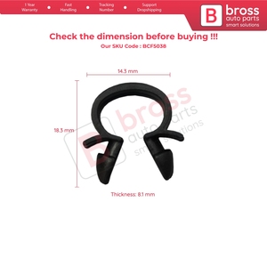 BCF5038 10 ชิ้นคลิปยึดสายไฟ 7703079070 สำหรับ - Product Image 5