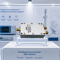 1 hingga 2 0.5-6GHz Pembagi/Penggabung Daya S-M-A 2 Arah Microstrip dengan Kehilangan Penyisipan Rendah dan Isolasi Tinggi untuk Pengujian WiFi Bluetooth