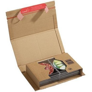 Caja de Envío Universal ColomPac Kraftline, 25.1 x 16.5 cm (Interior), 29.9 x 17.5 cm (Dimensiones Exteriores) - Product Image 1