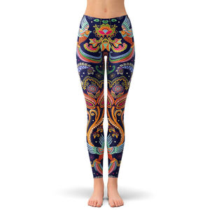 Leggings Deportivos de Alta Calidad para Mujer, Diseño Sublimado Personalizado, Venta al Por Mayor, para Yoga, Ejercicio y Running - Product Image 1