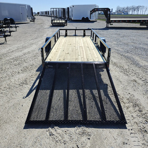 Semirremolque de Acero 2026, Eje Único 6x12, Remolque de Carga con Puerta de 5 pies, Capacidad de Carga 25001-30000 kg, Precio de Proveedor - Product Image 1