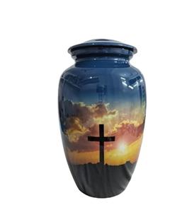 Urne Croix Bleue avec Sac en Velours Urnes Croisées pour Cendres Humaines Urnes Décoratives Commémoratives Adultes Crémation pour Cendres Adultes Taille Personnalisée - Product Image 5