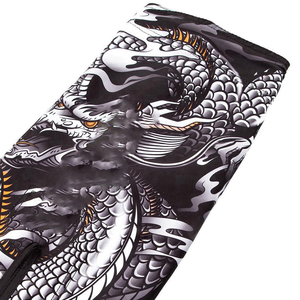Pantalones Cortos de MMA para Hombre, Estampado de Dragón, Sublimación, Spandex, Poliéster, Absorción de Humedad, Ajuste Atlético, Ropa de Artes Marciales Mixtas - Product Image 3