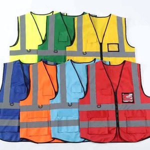 Chaleco reflectante de alta visibilidad, ropa de trabajo de malla, chaleco de seguridad, protección para trabajadores industriales, ropa de carretera para construcción al aire libre - Product Image 6