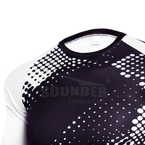 Camiseta Deportiva de Manga Larga para Hombre, Diseño 2025, Color Sólido, Secado Rápido, Ecológica, Transpirable, Spandex/Poliéster - Product Image 4