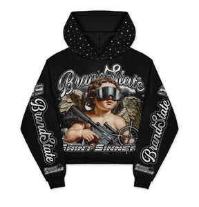 Sudaderas con capucha lavadas con ácido de alta calidad personalizadas 2026 con logotipo serigrafiado Diseños de personalización Ajuste relajado Ropa atractiva - Product Image 3