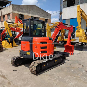 Fast Delivery Low Price Used Hitachi ZX55UR Mini Crawler Hydraulic Excavator 2018-2022 <b>Model</b> 5.5 Ton <b>Engine</b> Stock - Product Image 2